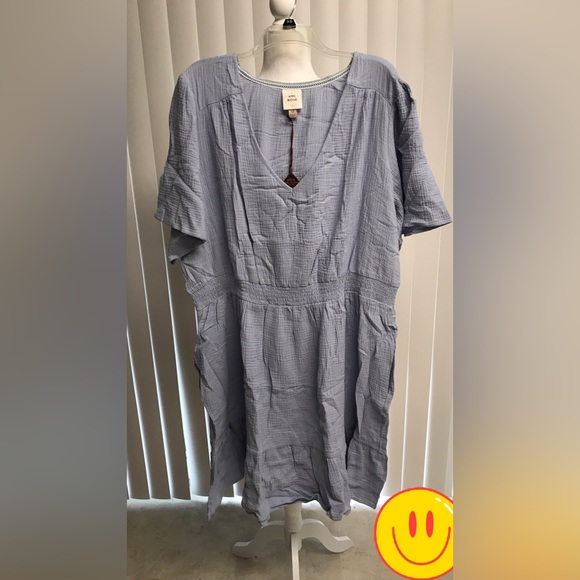 Knox Rose Dress Powder Blue 2X - Picture 2 of 7